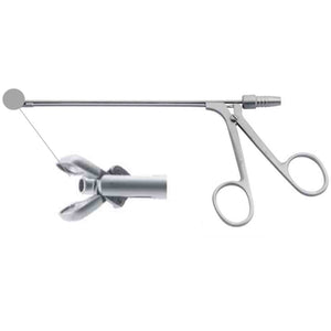 Nasal tissue forceps with suctino tube 140mm