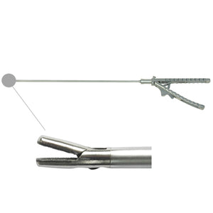 Laparoscopic needle holder Straight tip (V handle)