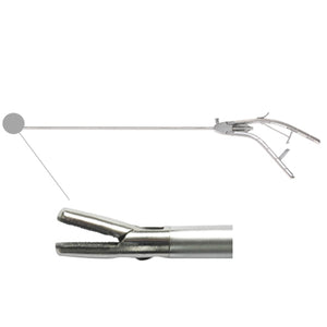 Laparoscopic needle holder straight tip (Gun style handle)
