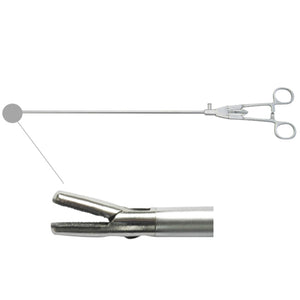 Laparoscopic needle holder straight tip (simple style handle)